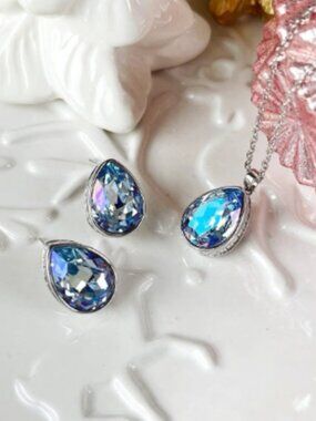 Park Lane Snowfall Necklace and Earring Set